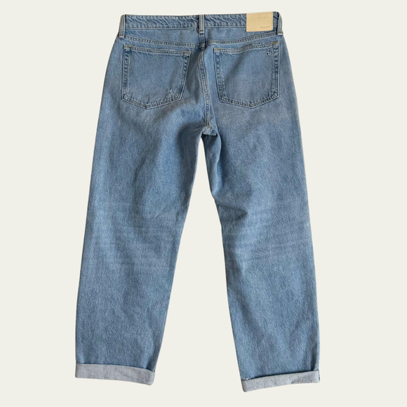 NEW Rag & Bone Jeans sz 30 The Dre Low Rise Baggy Boyfriend Distressed Denim - Picture 7 of 7